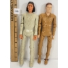 Image 2 : LOT OF 6 - LOUIS & MARX CO. JOHNNY WEST FIGURES, BUCKBOARD & ACCESS
