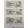 Image 2 : LOT OF 3 - 1979 CDN $20 BANKNOTES - SEQUENTIAL