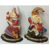 Image 1 : LOT OF 2 - ENGLISH FOLKLORE CHARACTERS PUNCH & JUDY CAST IRON DOORSTOPS