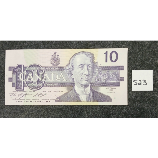 1989 CDN $10 BANKNOTE