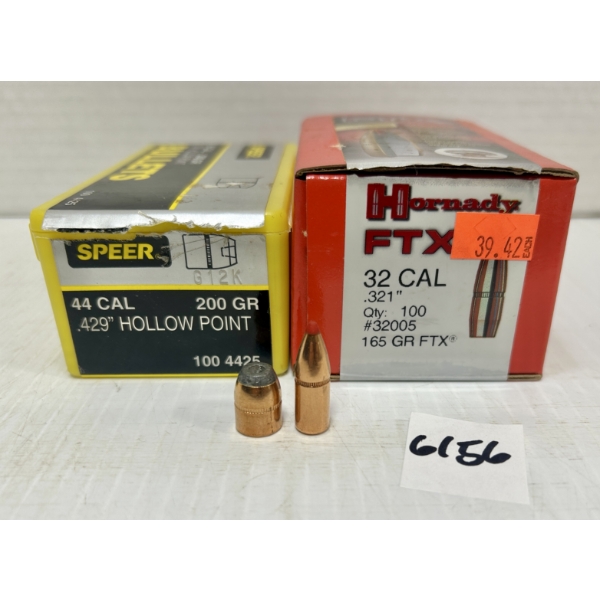 BULLETS: APPROX 90X .44 CAL 200 GR  & .32 CAL 165 GR