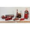 Image 1 : LOT OF 6 - TEXACO DIECAST & PLASTIC TRUCK MODELS, FUEL STATION DISPLAY & FUEL PUMP DIGITAL CLOCK