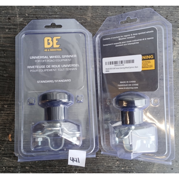 BOX LOT - BE UNIVERSAL WHEEL SPINNERS - AS NEW