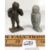 Image 4 : LOT OF 2 - HUMAN FIGURES - SIGNED - STONE