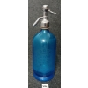 Image 1 : J.H. BRYANT - COBALT ACID-ETCHED - SELTZER BOTTLE