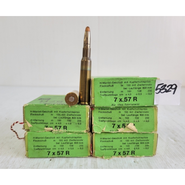 AMMO: 50 X RWS 7X57 R - 173GR