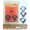 Image 1 : LOT OF 4 - MISC SCOPE RINGS & MILLET SCOPE RING PAIR