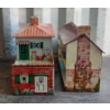 Image 4 : LOT OF 11 - TIN LITHO HOUSES