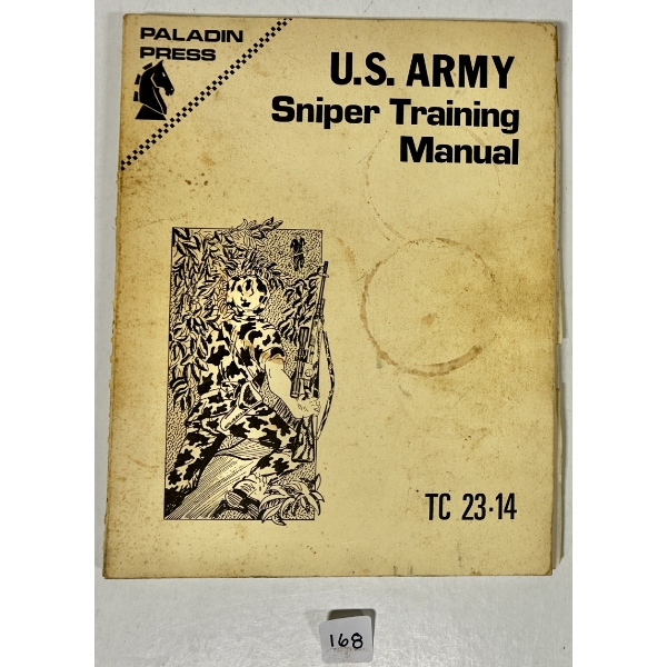 OCTOBER 1969 "U.S. ARMY SNIPER TRAINING MANUAL TC 23-14"