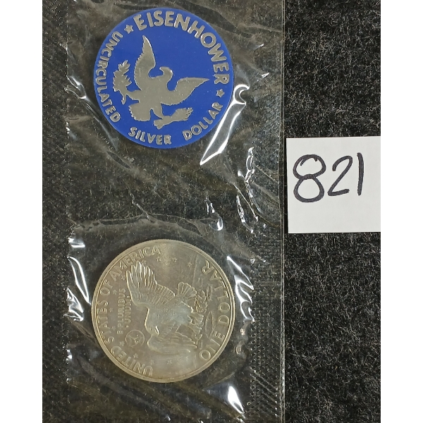 1971 U.S. EISENHOWER SILVER DOLLAR - UNCIRCULATED