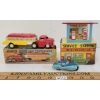 Image 1 : LOT OF 2 - TIN SERVICE STATION W/ FRICTION CAR, & FRICTION GASOLINE TRUCK