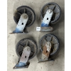 Image 1 : LOT OF 4 - SWIVEL WHEELS ON CASTERS