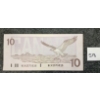 Image 2 : 1989 CDN $10 BANKNOTE