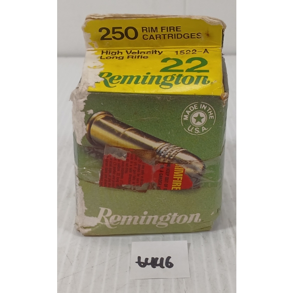 AMMO: 250X REMINGTON .22 LR - 40GR - SEALED