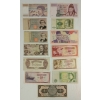 LOT OF 13 - WORLD BANKNOTES - INCL BANK OF KOREA, HUNGARY, AUSTRIA, ETC