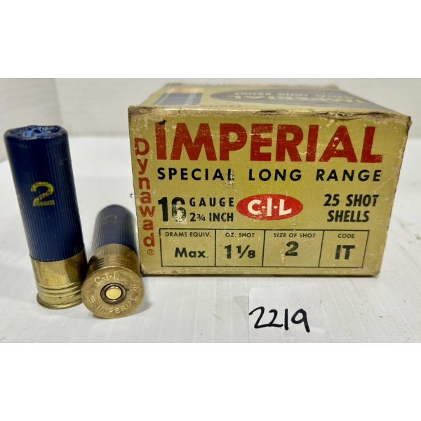AMMO: 25X CIL 16 GA 2-3/4 IN - #2