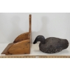 Image 3 : LOT OF 2 - EARLY CANADIAN PINE DUST PAN, & DECOY 