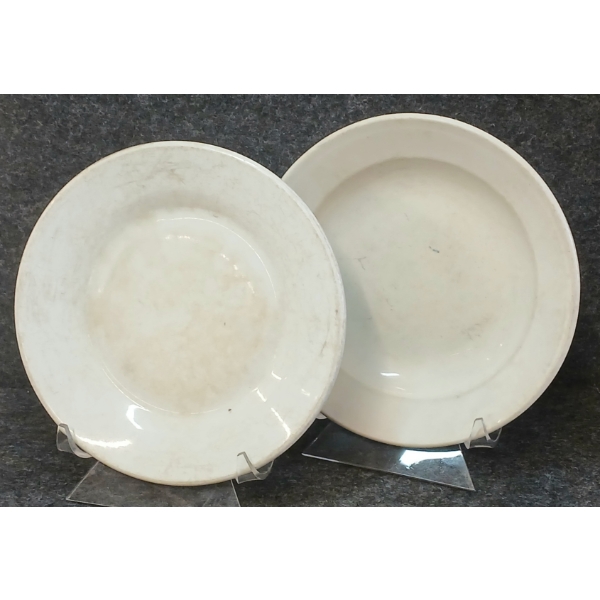 LOT OF 2 - WWII GERMAN LUFTWAFFE & WEHRMACHT PORCELAIN DISHES