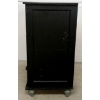 Image 8 : ENTERTAINMENT CABINET - BLACK PAINTED WOOD