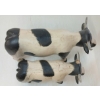 Image 8 : LOT OF 2 - FOLK ART COWS