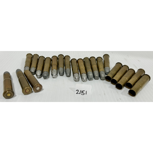 AMMO / BRASS: 16X LIVE & 6X BRASS .43 MAUSER