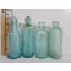 Image 3 : LOT OF 4 - BLOB TOP EMBOSSED BOTTLES - INCL CONCORD BOTTLING & CHAS WILSON