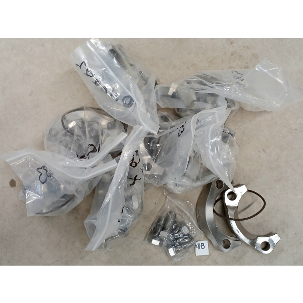 LOT OF 8 - SPLIT FLANGES - AS NEW