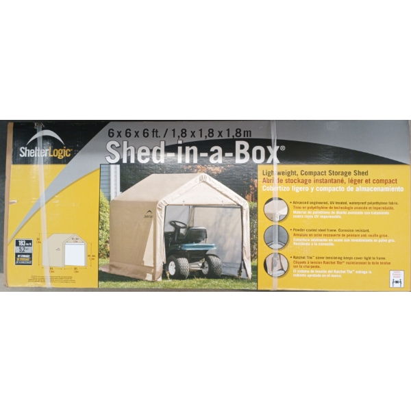 SHELTER LOGIC SHED IN A BOX - NIB