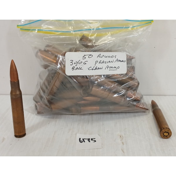 AMMO: 50X PERSIAN RNDS .30-06 SPRG