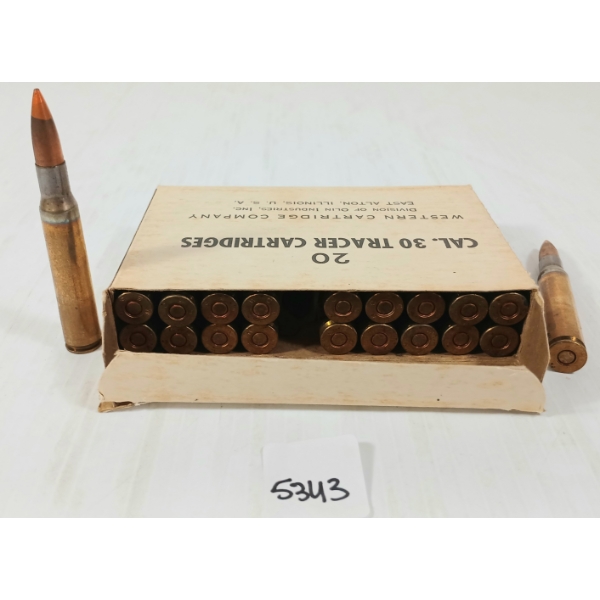 AMMO: 20X WESTERN .30 TRACER