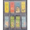 Image 1 : LOT OF 8 - PIN-UP ADVERTISING MATCHBOOK PACKAGES - CHICAGO MATCH, ETC