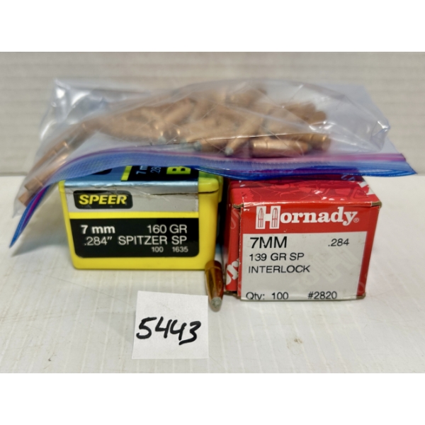 BULLETS: 250X .284IN (7 MM) MIXED