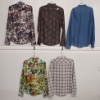 Image 3 : LOT OF 5 - MEN'S CLASSIFIED BUTTON-UP LONG SLEEVE SHIRTS - FT FLORAL, PAISLEY, DENIM, ETC