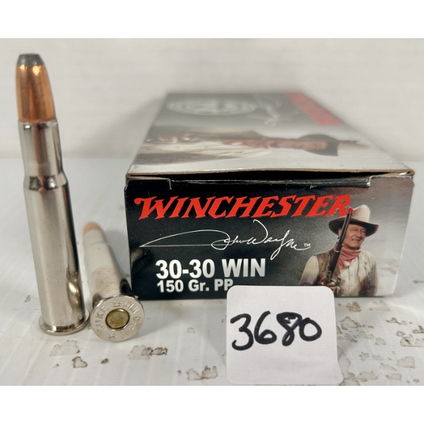 AMMO: 20X WINCHESTER .30-30 WIN - 150 GR SP