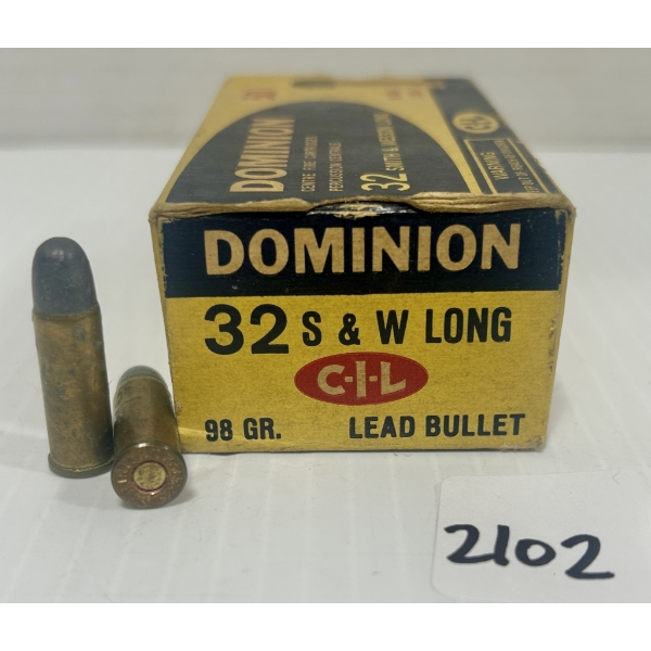 AMMO: 50X CIL .32 S&W LONG - 98 GR LRN