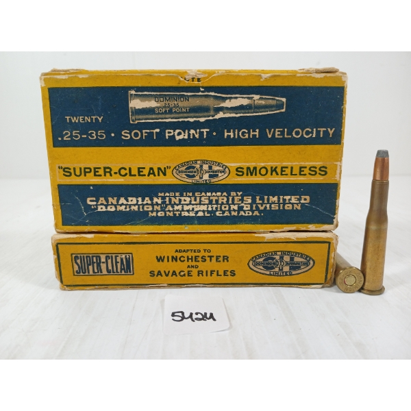 AMMO: 40X CIL .25-35 - 117GR - SP