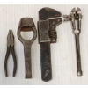 Image 2 : LOT OF 4 - WRENCH, PLIERS, ETC. 