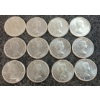 Image 2 : LOT OF 12 - 1962 CDN 10 CENT COINS