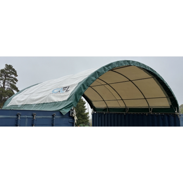 CAEL 20 X 20 FOOT COVERAL UNIT.