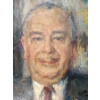 Image 2 : "PORTRAIT OF OSCAR FAERMAN" BY JOSEPH OPPENHEIMER - FRAMED OIL ON CANVAS