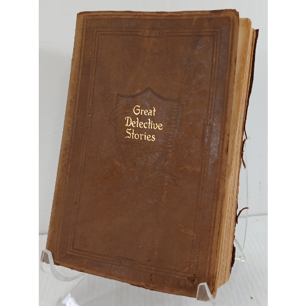 1928 "WORLD'S GREAT DETECTIVE STORIES" BY WALTER J. BLACK - SOFT LEATHER BOUND