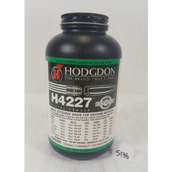 POWDER: HODGDON H4227 PISTOL POWDER - 1LB 