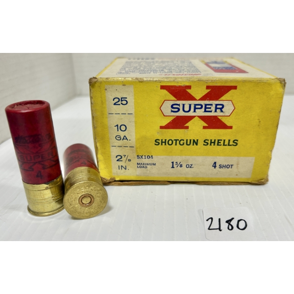 AMMO: 23X WINCHESTER 10 GA 2-7/8 IN - #4