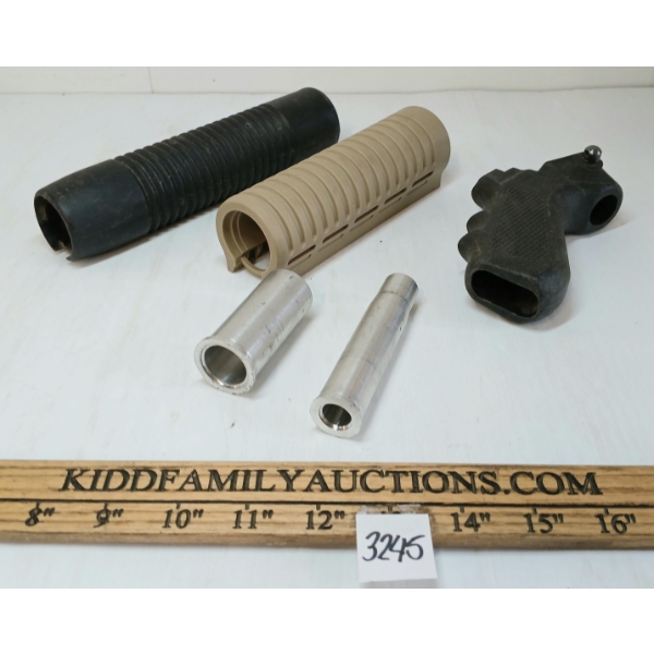 LOT OF 5 - MISC GRIP, FORENDS & CHAMBER REDUCERS