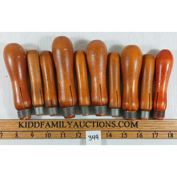 LOT OF 10 - DISSTON FILE & TOOL HANDLES