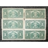 Image 2 : LOT OF 6 - 1937 CDN $1 BANKNOTES