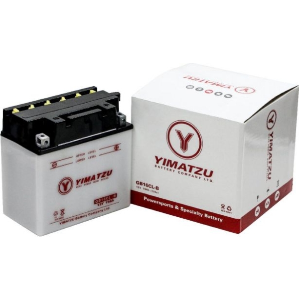 YIMATZU POWER SPORT GB16CL-B 12V BATTERY