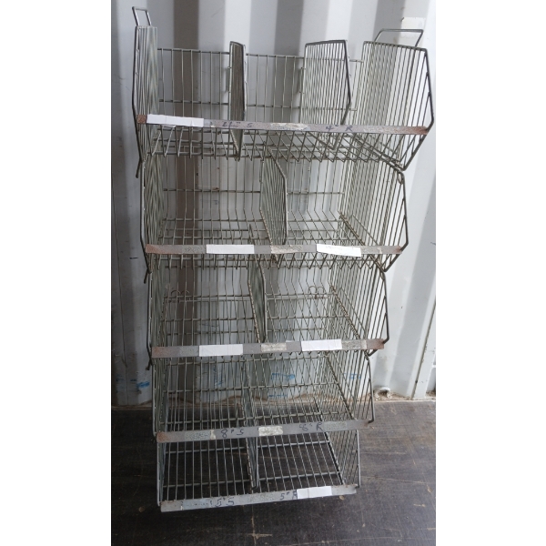LOT OF 5 - STORAGE RACKS