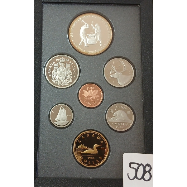 1988 RCM DOUBLE DOLLAR PROOF SET