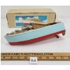 Image 1 : WOODEN SCALE MODEL BATTERY OP BOAT
